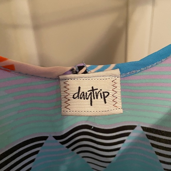 Daytrip Multi-Colored Aztec Top - Picture 3 of 3